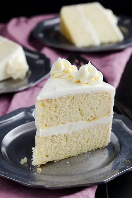 Vanilla Cake Slice